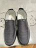 回力官方一脚蹬男鞋秋冬透气爸爸鞋老人鞋休闲老北京布鞋子男 灰色41 实拍图