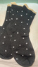 袜子女中筒花边波点女袜透气高筒袜秋冬季简约女士中筒袜运动长袜 【随机款式】 2双 均码 实拍图