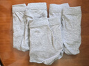 宜而爽【3条装】男士内裤100%纯棉罗纹三角裤男中高腰大码透气短裤衩 实拍图