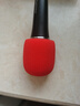 suly无线麦克风KTV包厢配件无线手持四角圈防滑圈尾部尾套话筒防摔防滚防震套加厚防喷海绵套非一次性 1.0红色加厚海绵套 实拍图