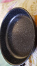 【亏本清仓】韩式麦饭石色不粘锅平底锅铁锅电磁炉不带盖 黑色小煎锅 16cm 实拍图