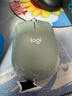 罗技（Logitech）M221 轻音鼠标 无线鼠标 办公鼠标 对称鼠标 带无线微型接收器 薄荷绿 实拍图