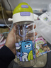 babycare儿童水杯二合一双饮户外运动水杯Tritan-600mL3岁+宝宝上学专用 实拍图
