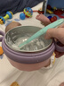 COOKSS婴儿辅食碗恒温注水保温碗316不锈钢宝宝婴幼儿吃饭儿童餐具浅蓝 实拍图