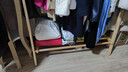 稳纳衣架落地实木衣帽架卧室衣架可折叠置物架简约晾衣服架子1.2米 实拍图