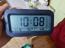 康巴丝（Compas）闹钟夜光聪明灯智能语音报时起床神器自动感光三组闹铃小闹钟儿童学生钟 2139 黑色充电款新年礼物 实拍图