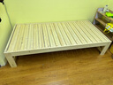 曼莹阁全实木抽拉床多功能折叠沙发床伸缩床两用小户型简易榻榻米拼接床 长200*宽（100-180cm）+床垫 实拍图