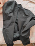 海澜之家（HLA）夹克男款轻商务经典系列三防印花外套男秋季 黑色53 XL 180/96A 推荐151~164斤 实拍图