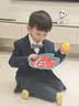 罗蒙儿童西装马甲套装男童花童主持人礼服男孩钢琴演出服 藏青色 110 实拍图