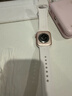 Apple/苹果 Watch S11 智能手表GPS款42毫米玫瑰金色铝金属表壳淡桃粉色运动型表带S/M MEUN4CH/B 实拍图