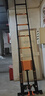 巴芬伸缩梯多功能梯子家用梯人字梯加厚铝合金工程梯升降直梯折叠楼梯 单面直梯6.3米【靠墙使用-无挂钩 实拍图