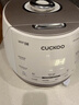 福库（CUCKOO）电饭煲小白贝2.0倍压力 韩国原装进口IH电磁加热语音款不锈钢聚能内胆智能可预约多功能电饭锅 CHP1050FW小白贝 5L (2-10人份) 实拍图