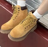 骆驼（CAMEL）【王俊凯同款】马丁靴鞋冬季新款高帮大黄靴户外工装登山靴子会员 GF122W7790 金黄 (女款） 38 实拍图