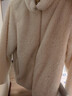 优衣库女装男装长绒摇粒绒拉链茄克/长袖外套夹克冬新款479611 30 浅米色 L 实拍图