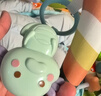 婴儿玩具0-1岁健身架婴儿脚踏钢琴新生儿礼盒宝宝用品3-6个月摇铃床铃故事机幼儿早教男孩女孩周岁礼物 青草绿【护栏+摇铃+挂件+早教投影机】 实拍图