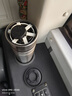 男士茶水分离速开杯一键开盖保温杯车载办公户外便携水杯泡茶杯 一件开盖保温杯【标准款+杯套】 600ml 实拍图
