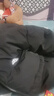 2025新款秋冬季羽绒服男士休闲立领宽松情侣上衣加厚保暖外套女潮 AD9009黑色 3XL （建议180-210斤） 实拍图