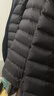 京东京造【air+零压排骨羽绒】轻薄羽绒服男外套冬90鸭绒立领 曜石黑L 实拍图