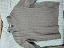 优衣库女装可机洗纽花针织连帽套头衫478871 06 铅灰色 M /160/84 实拍图