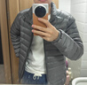 京东京造羽绒服男款轻薄立领白鸭绒男士新衣送礼外套 钛灰色 M 实拍图