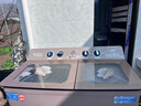 三峡劲霸【纯铜电机 I 304不锈钢】家用大容量半自动双桶双缸双杠洗衣机洗涤大脱水宾馆酒店商用民宿洗毛毯 40公斤 304钢波轮【纯铜双钢桶+9秒强洗】 实拍图