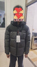 鸭鸭【高充绒203g】羽绒服男短款加厚冬季新款极寒保暖面包服撞色外套 灰色 M (170) 实拍图