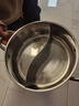 爱仕达（ASD） 火锅304不锈钢直身大容量火锅汤锅厨房家用客厅涮锅电磁明火通用 旋风复底鸳鸯火锅 26cm 实拍图