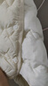 宝宝羽绒棉马甲2026男女款背心婴儿加厚坎肩保暖小童秋冬儿童内外 米白色 90 （偏小一码） 实拍图