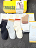 浪莎【爆款】袜子冬季女100%纯棉女士袜子抗菌防臭中筒全棉品牌袜子女 【纯棉抗菌+礼盒装】六色各一- 6双 实拍图