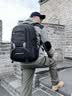 回力（Warrior）旅行背包男超大容量轻便双肩包出差行李包户外登山包女防泼水 大号黑色【独立鞋仓/可登机免托运】 实拍图