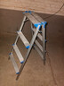 中创轻量专业梯子家用人字梯加厚铝合金 四步梯凳1.08米 LHS-S-04 实拍图