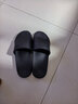LURAD拖鞋男士女士情侣外穿室内防滑洗澡厚底凉拖家居拖鞋 黑色46-47 实拍图