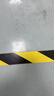得力(deli)PVC地线贴地 防台风胶带 黑黄色48mm*33m 6卷装 地面5S定位安全警示胶带 PVC 地标线 33784 实拍图