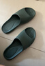 科柔（KENROLL）男女专业防滑浴室轻薄透气居家洗澡凉拖鞋 海藻绿 40-41(255mm) 实拍图