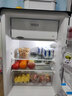 美的（Midea）116升单门小冰箱白色复古双温冷藏冷冻客厅办公室租房宿舍美妆家用办公小型迷你冰箱BCD-116M 实拍图