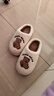 洁丽雅（Grace）可爱棉拖鞋女士秋冬季室内居家居加绒保暖防滑家用厚底拖鞋女冬天 实拍图