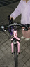 飞鸽儿童自行车6-8-10-12岁青少年自行车学生12到18岁变速山地自行车 变速+一体轮+渐变紫+98%已安装 20寸【适合身高130cm-155cm】 实拍图