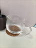富光花茶杯透明茶杯内胆茶水分离杯办公室玻璃杯子水杯350ml 实拍图