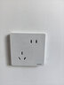 正泰（CHNT）开关插座 一开单控 86型暗装插座面板 6C奶油白 实拍图