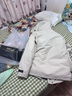 京东京造【进口极寒95鹅绒服】羽绒服男外套女冬季新款中长款 燕麦卡 L 实拍图