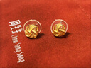 周生生新年永系列曲奇耳环 足金黄金耳钉一对 送女友礼物 69681E定价 实拍图