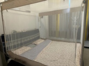 美朵嘉A类婴儿童防摔蚊帐床围栏1.8x2米家用拉链三开门浅灰【加密网眼】 实拍图