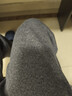优衣库男装女装针织舒适九分裤/摇粒绒内里长裤裤子479933 483658 479933/08深灰色 M 实拍图