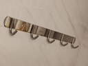 海立304不锈钢30601-5免打孔厨房墙壁挂钩粘钩连排浴室卫生间衣服帽钩 实拍图