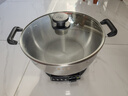惠当家（Hui Dang Jia）电蒸锅多功能电热锅家用电锅一体锅定时电煮锅无涂层电炒锅多用途电火锅304不锈钢锅G32-32双笼 实拍图