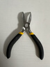 得力（deli）沾塑柄迷你弯嘴钳高碳钢电子钳曲嘴钳子5英寸迷你钳 实拍图