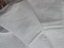 然牌白色四件套 纯白酒店床上用品 100%纯棉床单被套枕套 可定制 1.2米 被套150*200cm 实拍图