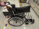鱼跃 (yuwell)手动轮椅车H062折叠老人轻便免充气铝合金旅行手推代步 实拍图
