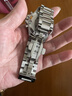 适配阿玛尼表带原装钢带男黑武士AR1970 2447 0389 60008 手表带 AMN-银色(万宝密全亮光） 22mm 实拍图
