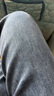 真维斯（Jeanswest）王一博代言牛仔裤男秋冬新款天丝舒适修身直筒高端潮牌休闲裤子男 蓝灰【加绒保暖】 33 码(2尺6) 【建议140-150斤】 实拍图